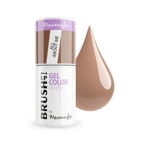 All About Me Lakier hybrydowy do paznokci Color Gel UV LED 5g Brushup! by Maxineczka 