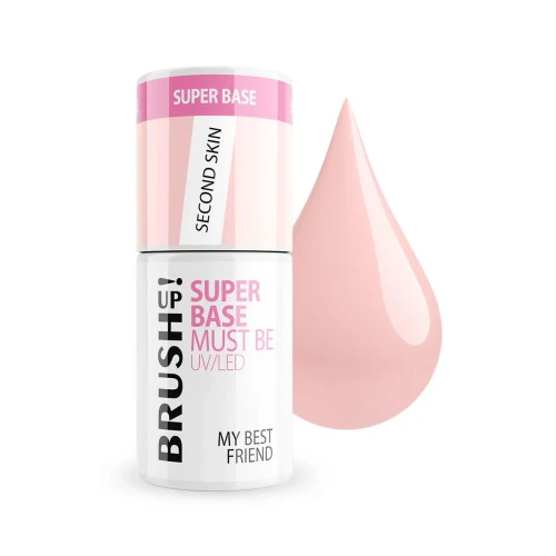 My Best Friend Second Skin Baza hybrydowa do paznokci Super Base Must Be 5g Brushup!