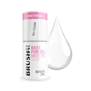 Bonder One All Clear Baza hybrydowa do paznokci pod żel Base for Gel Must Be 5g Brushup!