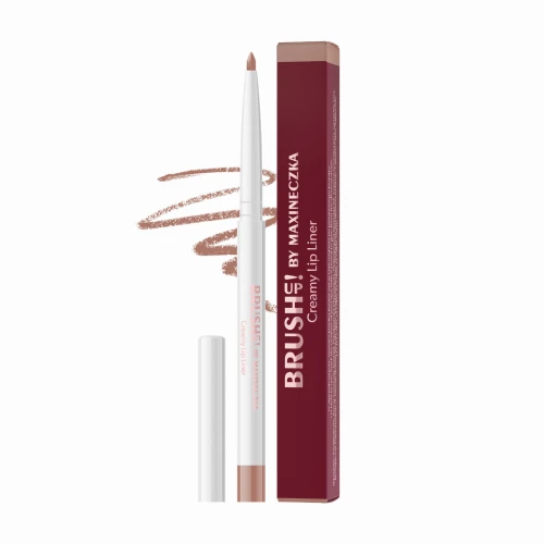 Kremowa konturówka do ust creamy lip liner 08 Cool Nude BRUSH UP! BY MAXINECZKA 