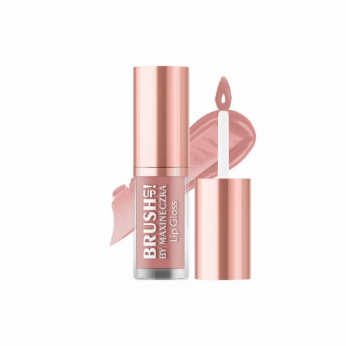 Błyszczyk do ust lip gloss 06 Light Nude BRUSH UP! BY MAXINECZKA 
