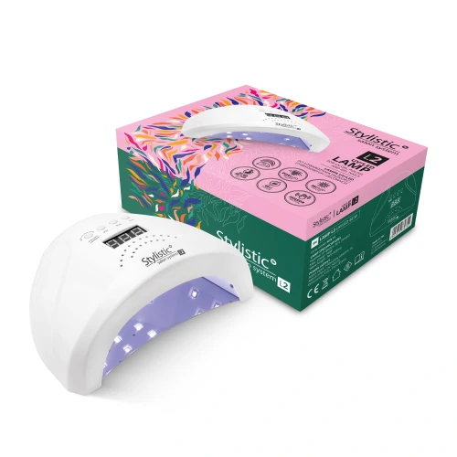 STYLISTIC Lampa L2 UV/LED 48W z lustrzanym spodem i wyświetlaczem