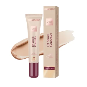 1W Warm Nude Korektor-serum z peptydem wygładzającym zmarszczki, Lift Serum Concealer 2in1, 12ml BRUSH UP! 